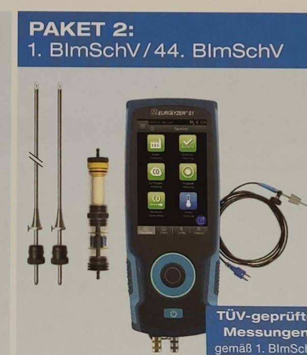 PAKET 2: Eurolyzer S1 NOx nach 1.BImSchV/44.BImSchV